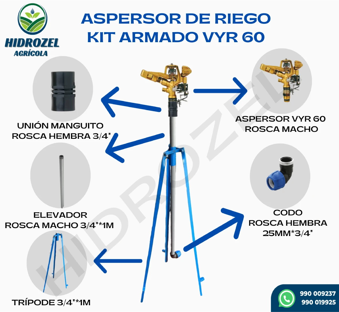 RIEGO ASPERSOR ARMADOS